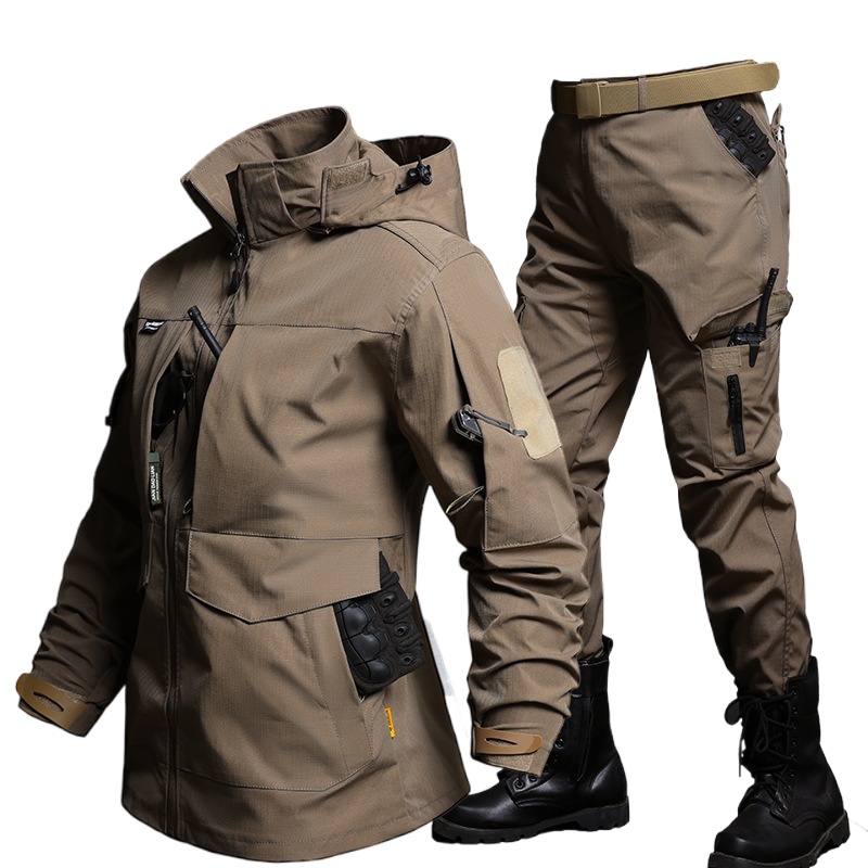 Outdoor Hunting Overalls - بدلة تكتيكية رجالية للربيع والخريف، سترة