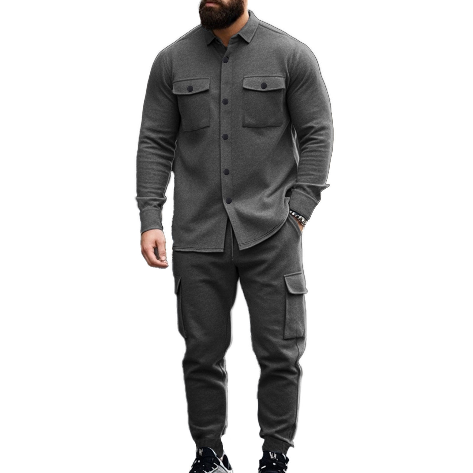 Outdoor Hunting Overalls - طقم قميص سترة صيد تكتيكية للرجال،