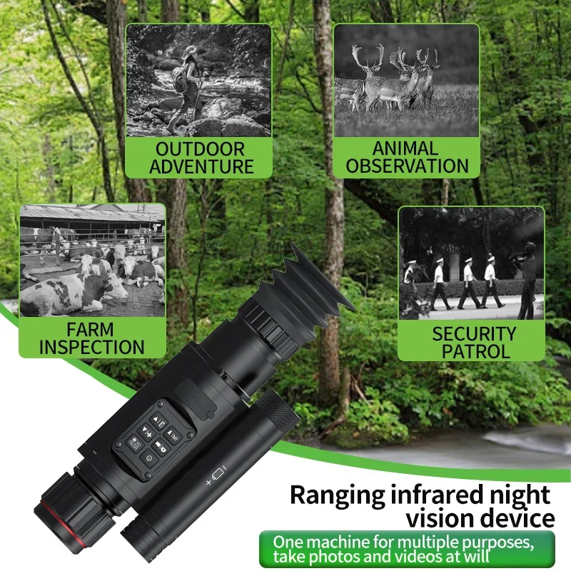 منظار رقمي للرؤية الليلية بالأ - مراجعة Outdoor Hunting Digital Night Vision وسعره