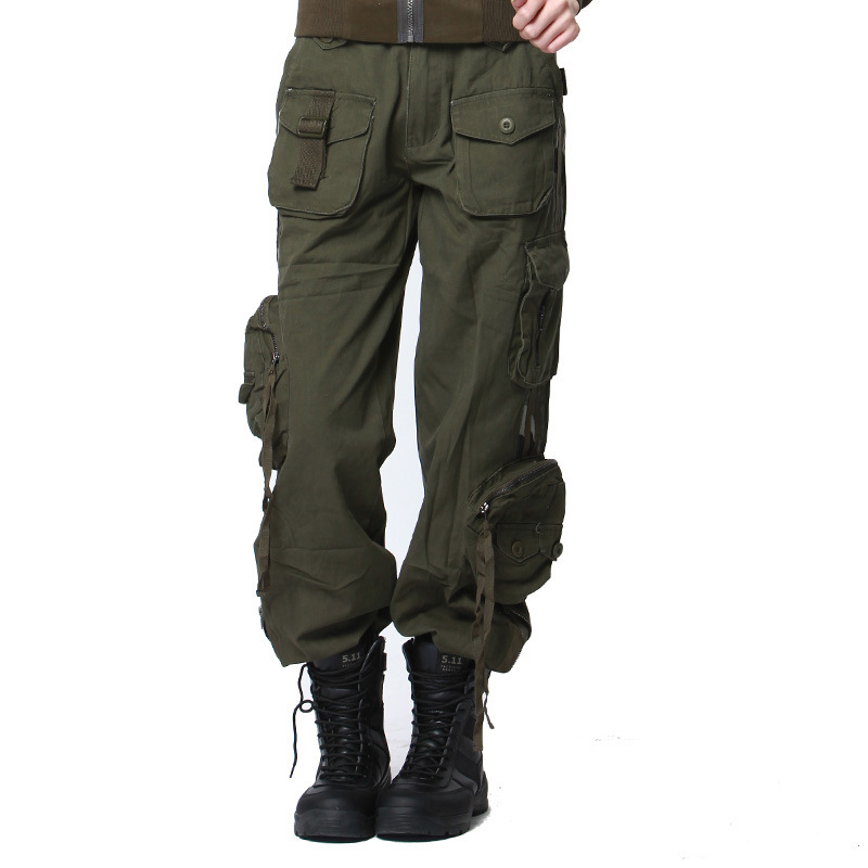 بنطلون نسائي قطني متعدد الجيوب - مراجعة Outdoor Hunting Overalls وسعره