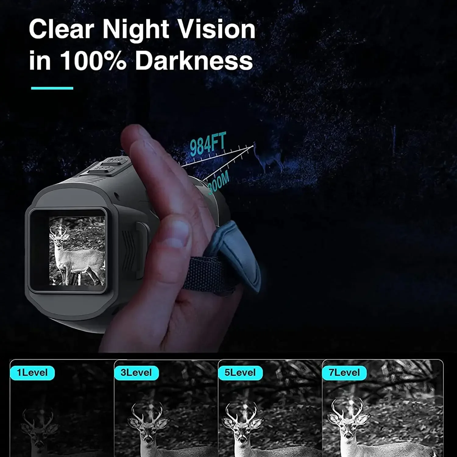 جهاز رؤية ليلية بالأشعة تحت ال - مراجعة Outdoor Hunting Digital Night Vision وسعره
