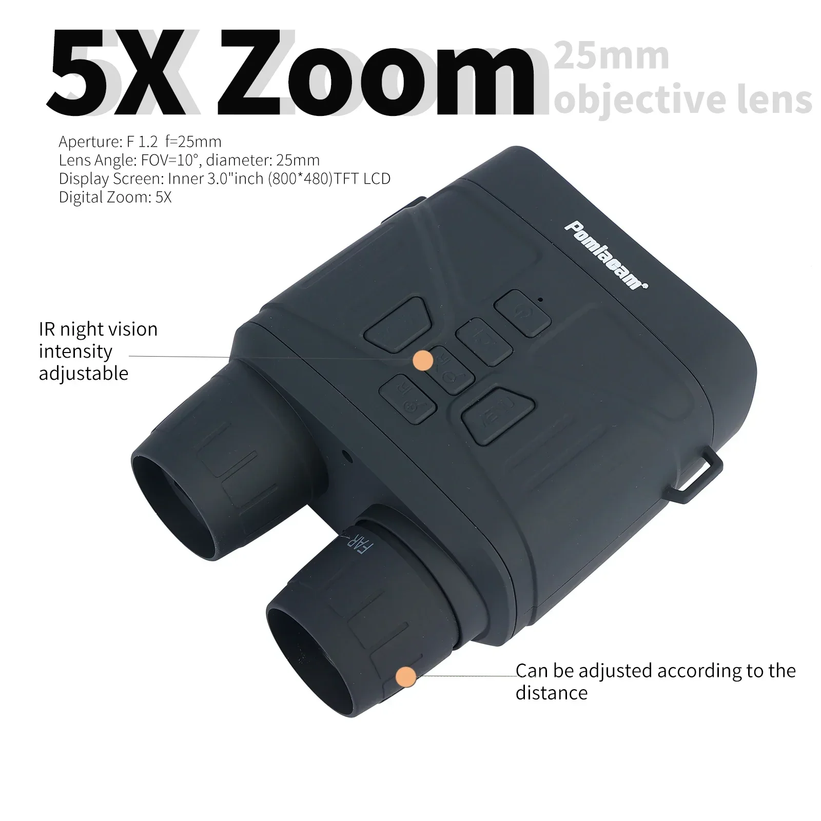 12 ميجابيكسل الأشعة تحت الحمرا - مراجعة Outdoor Hunting Digital Night Vision وسعره