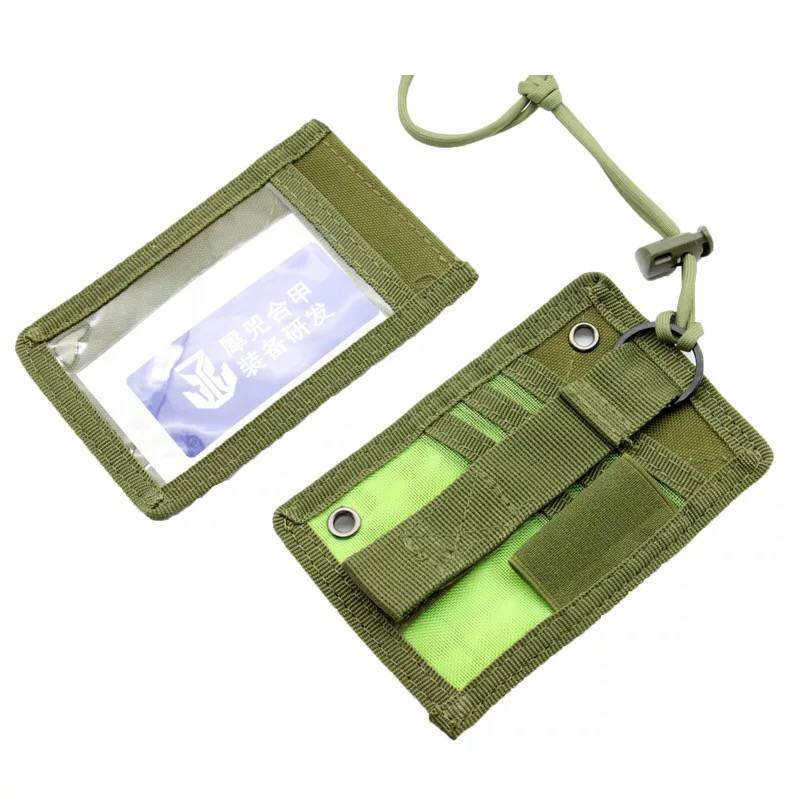 حامل بطاقة هوية تكتيكي مع شريط - مراجعة Hunting Outdoors Card وسعره