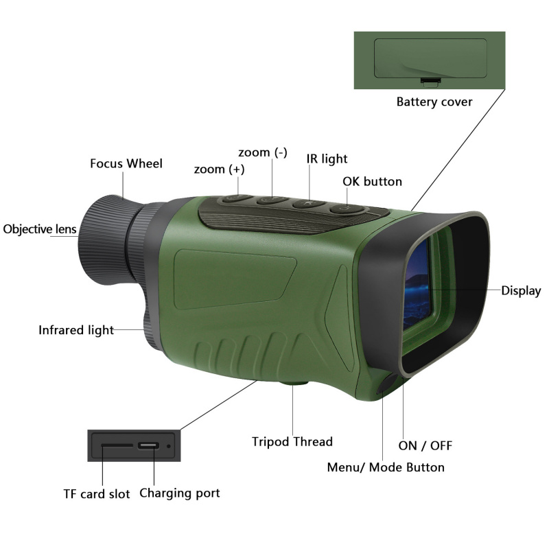 جهاز رؤية ليلية للصيد في الهوا - مراجعة Outdoor Hunting Digital Night Vision وسعره