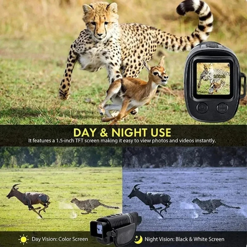 منظار أحادي العين رقمي للرؤية  - مراجعة Outdoor Hunting Digital Night Vision وسعره
