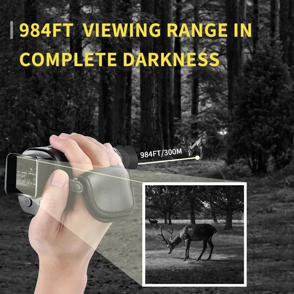 جهاز أحادي العين للرؤية الليلي - مراجعة Outdoor Hunting Digital Night Vision وسعره