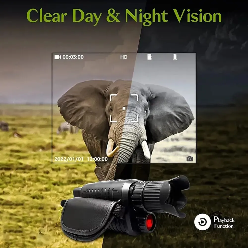 جهاز أحادي العين للرؤية الليلي - مراجعة Outdoor Hunting Digital Night Vision وسعره