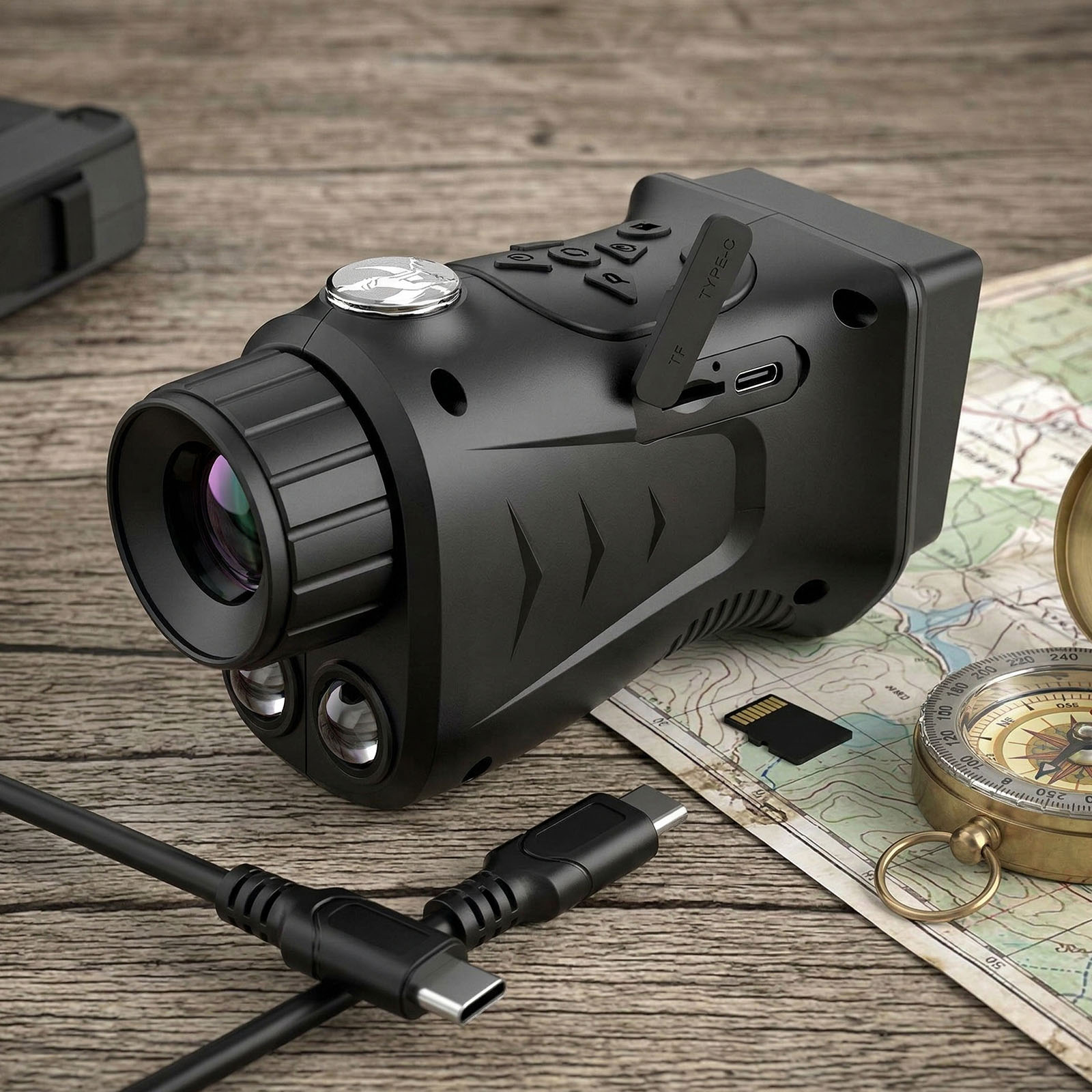 جهاز رؤية ليلية بالأشعة تحت ال - مراجعة Outdoor Hunting Digital Night Vision وسعره