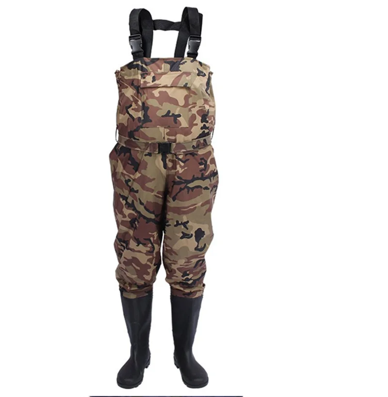 التمويه الصيد الخوض السراويل ف - مراجعة Outdoor Hunting Overalls وسعره