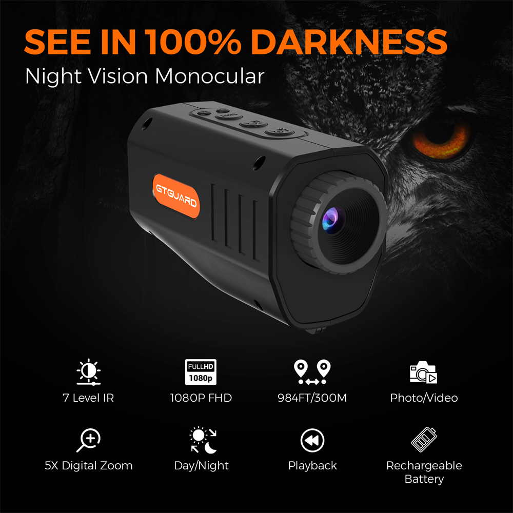 نظارات الرؤية الليلية GTGUARD  - مراجعة Outdoor Hunting Digital Night Vision وسعره